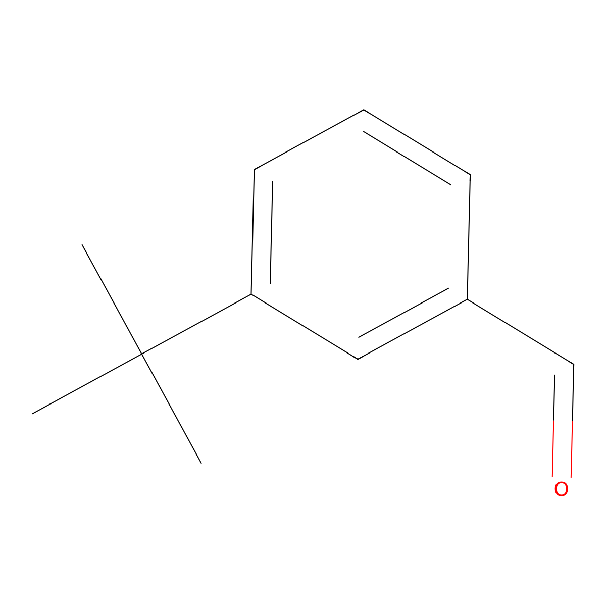 3-Tert-butylbenzaldehyde molecular structure, CAS 23039-28-3