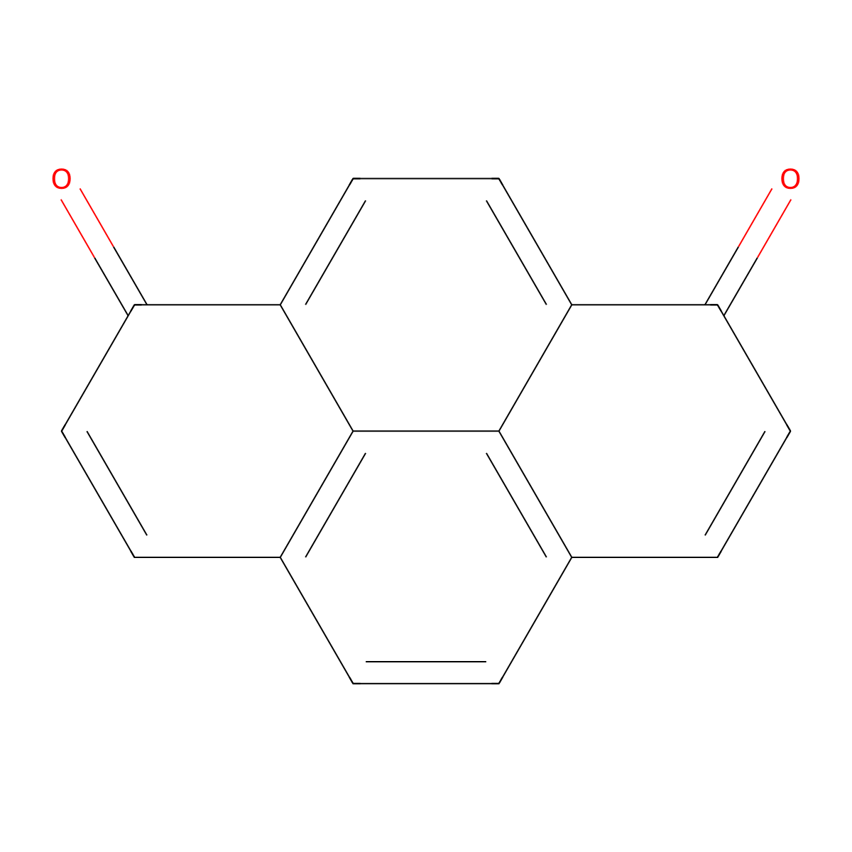 1,8-Pyrenedione molecular structure, CAS 2304-85-0