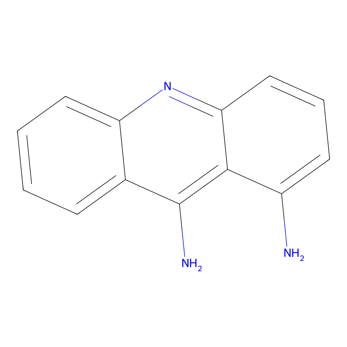 1,9-Diaminoacridine molecular structure, CAS 23043-60-9