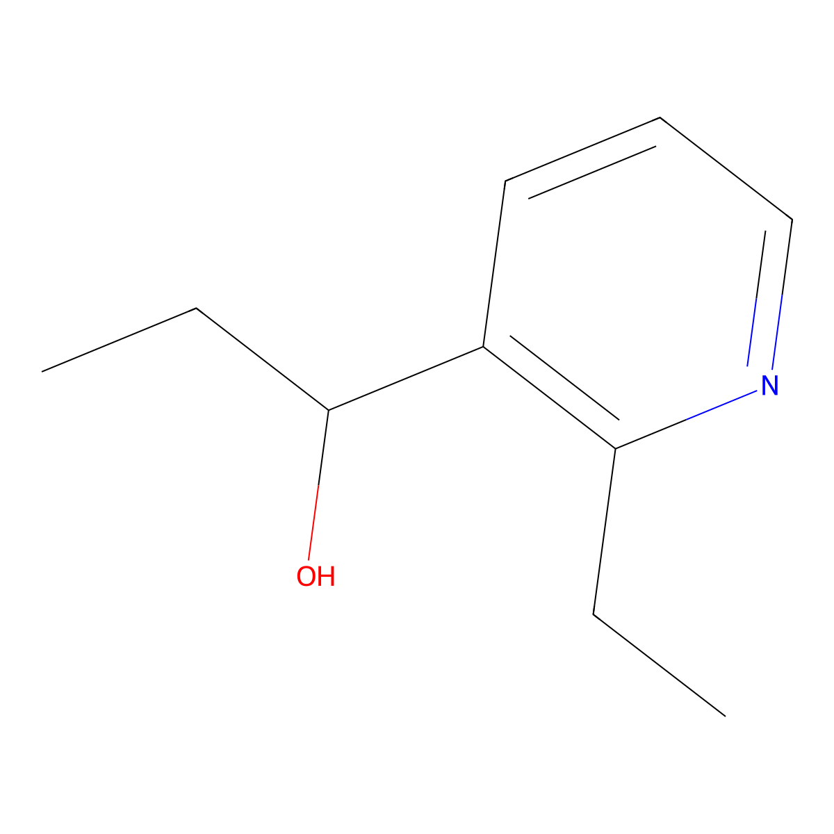 1-(2-Ethylpyridin-3-yl)propan-1-ol molecular structure, CAS 2304579-21-1