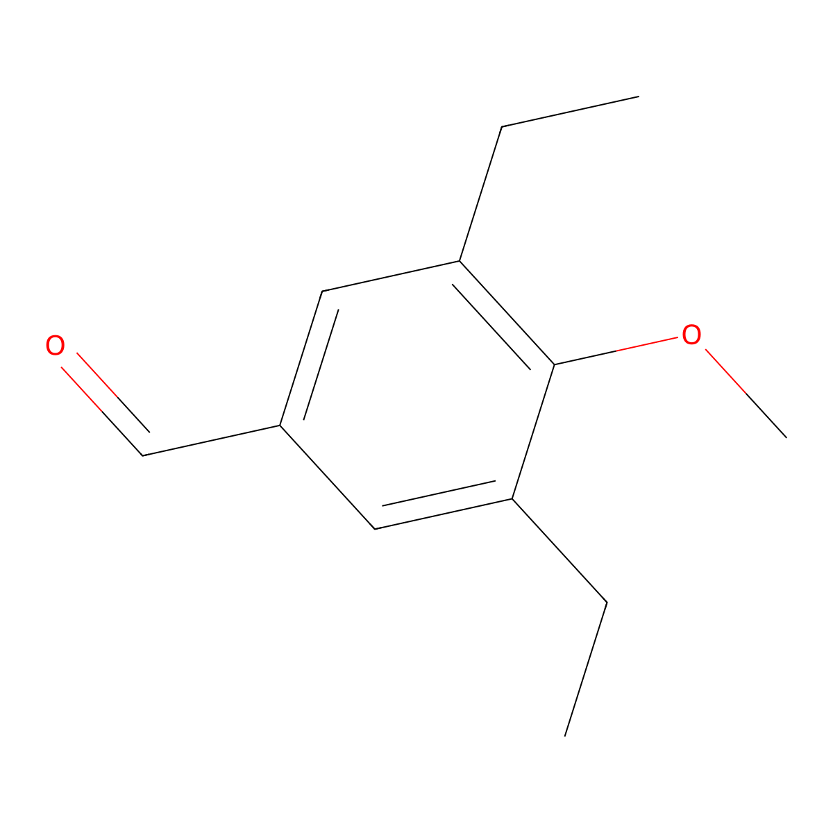 3,5-Diethyl-4-methoxybenzaldehyde molecular structure, CAS 2304583-85-3
