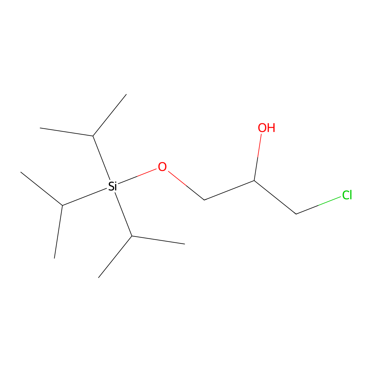 1-Chloro-3-((triisopropylsilyl)oxy)propan-2-OL molecular structure, CAS 2304584-14-1