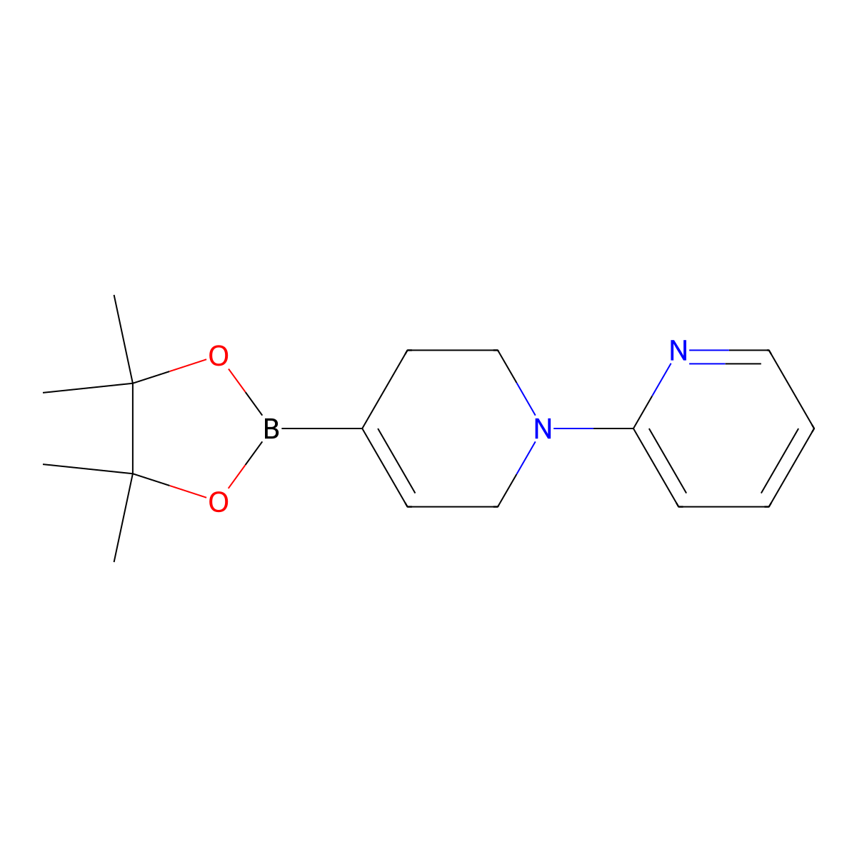 4-(4,4,5,5-Tetramethyl-1,3,2-dioxaborolan-2-yl)-3,6-dihydro-2H-1,2'-bipyridine molecular structure, CAS 2304631-50-1