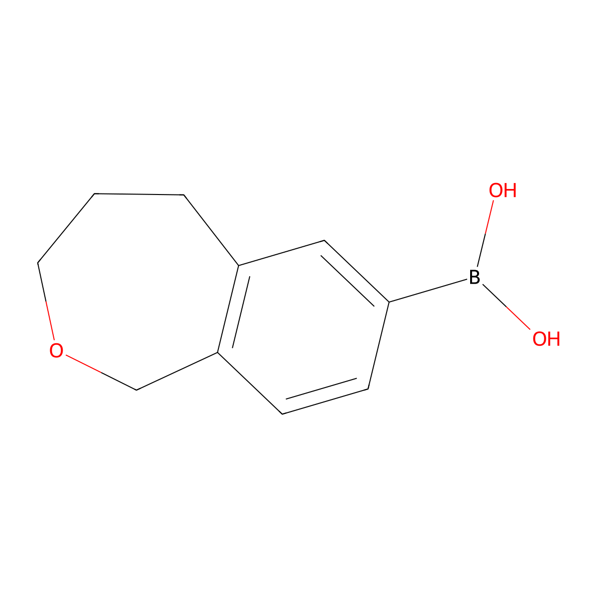 (1,3,4,5-Tetrahydrobenzo[c]oxepin-7-yl)boronic acid molecular structure, CAS 2304634-78-2