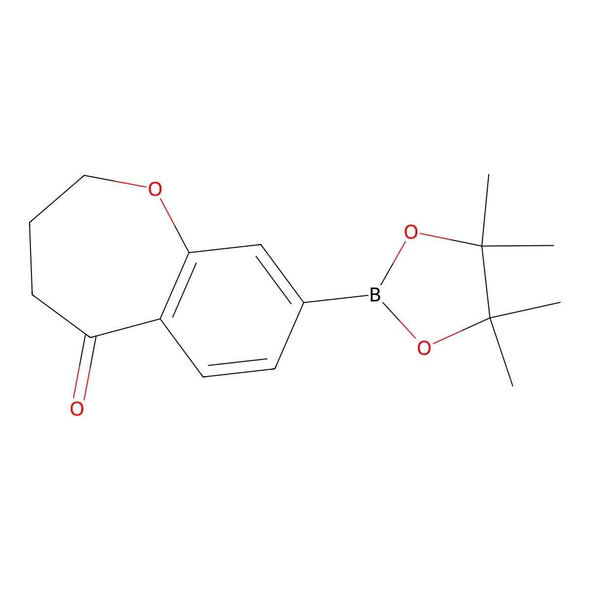8-(4,4,5,5-Tetramethyl-1,3,2-dioxaborolan-2-YL)-3,4-dihydrobenzo[B]oxepin-5(2H)-one molecular structure, CAS 2304634-83-9