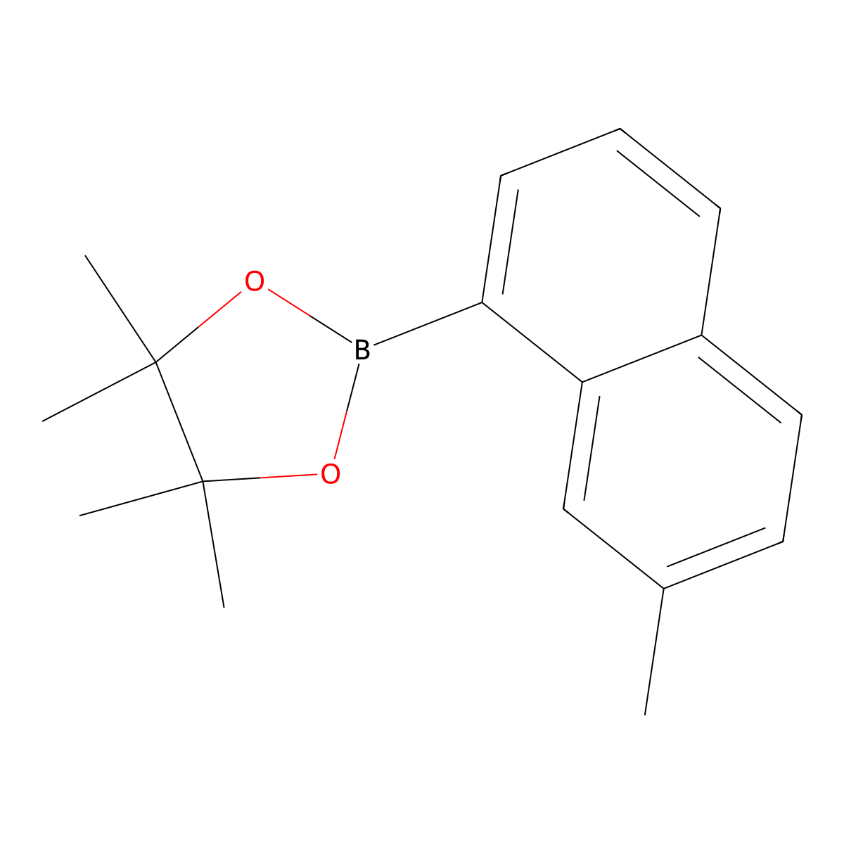 4,4,5,5-Tetramethyl-2-(7-methylnaphthalen-1-YL)-1,3,2-dioxaborolane molecular structure, CAS 2304635-11-6