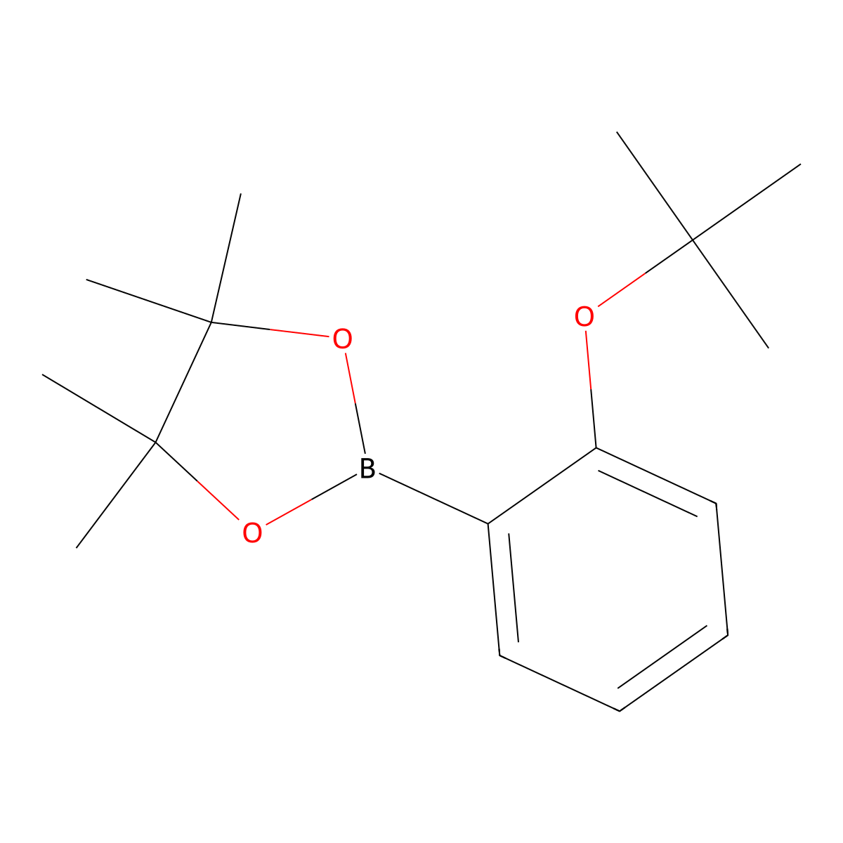 2-(2-(tert-Butoxy)phenyl)-4,4,5,5-tetramethyl-1,3,2-dioxaborolane molecular structure, CAS 2304635-80-9