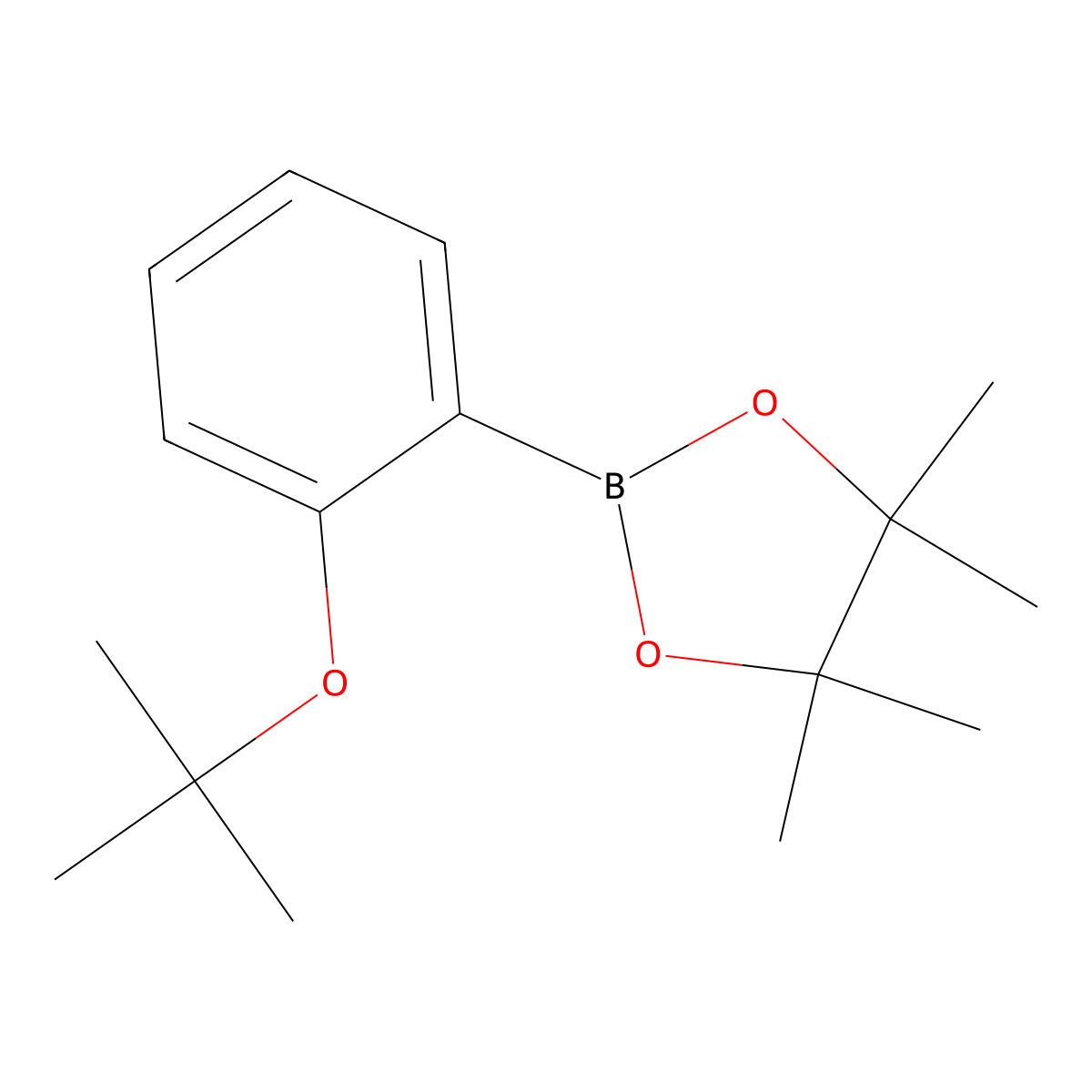 2-(2-(tert-Butoxy)phenyl)-4,4,5,5-tetramethyl-1,3,2-dioxaborolane molecular structure, CAS 2304635-80-9