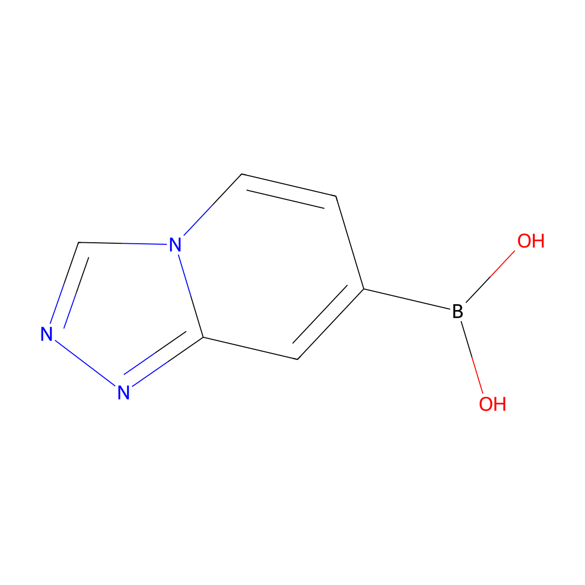 [1,2,4]Triazolo[4,3-a]pyridin-7-ylboronic acid molecular structure, CAS 2304748-62-5