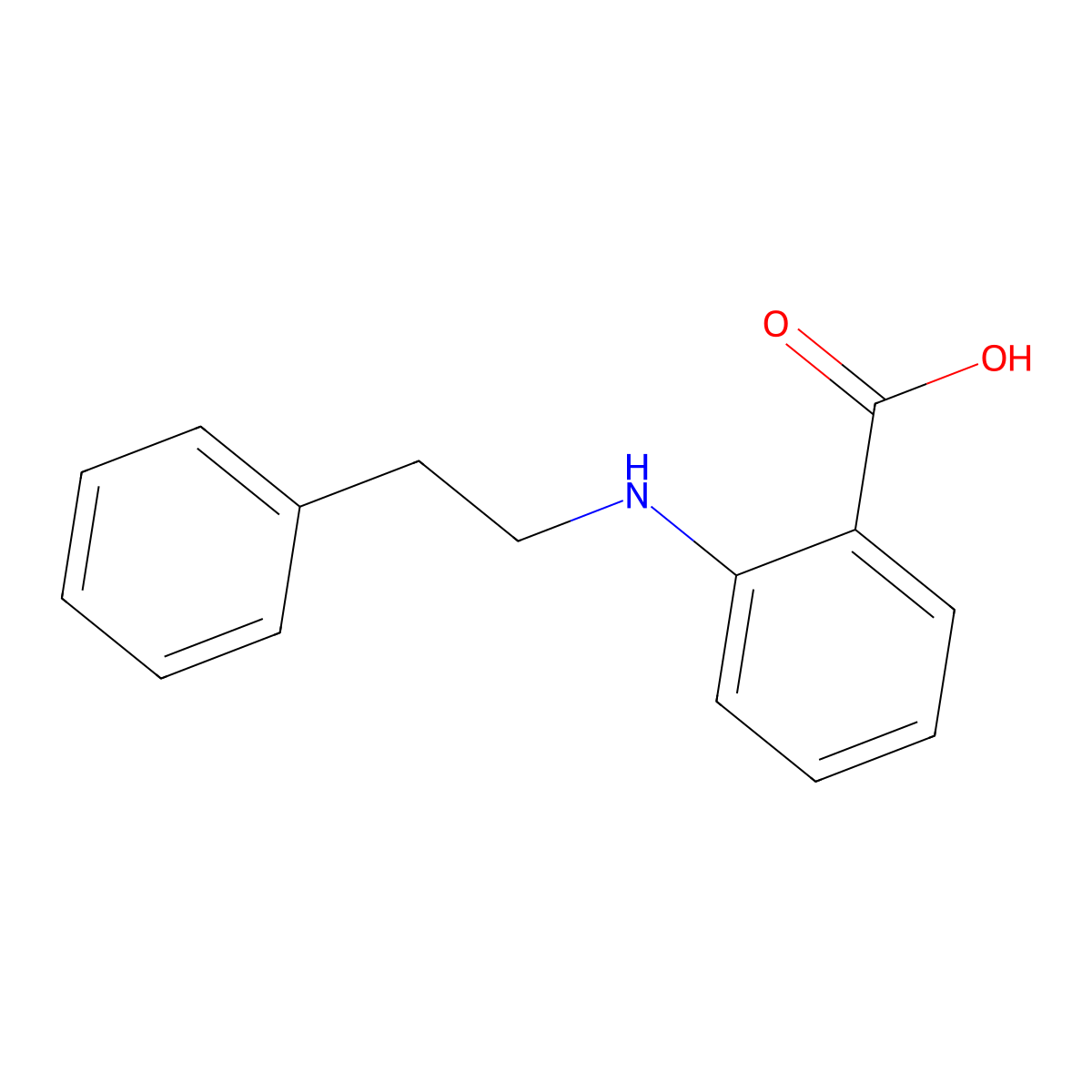 Enfenamic Acid molecular structure, CAS 23049-93-6