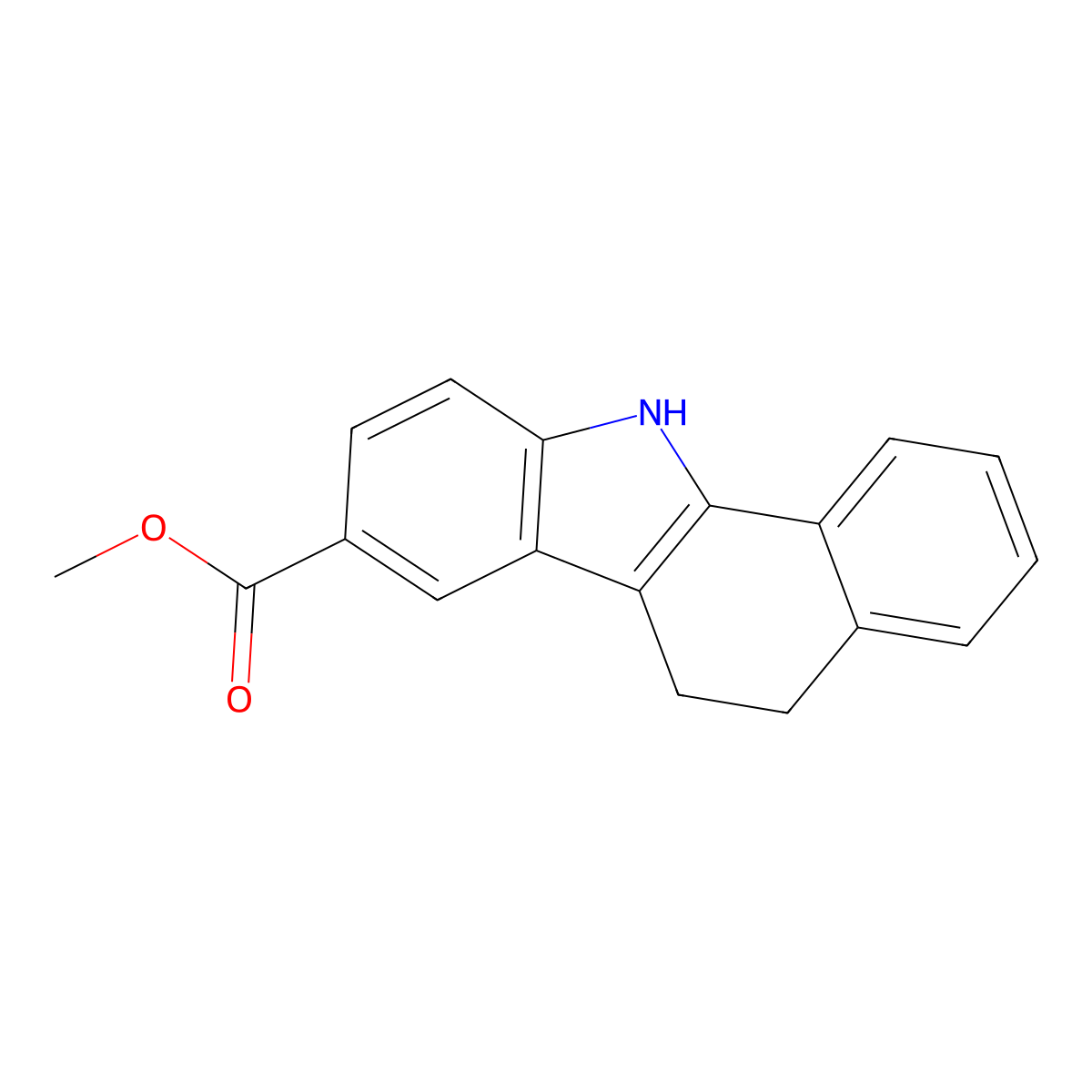 methyl5H,6H,11H-benzo[a]carbazole-8-carboxylate molecular structure, CAS 2305049-12-9