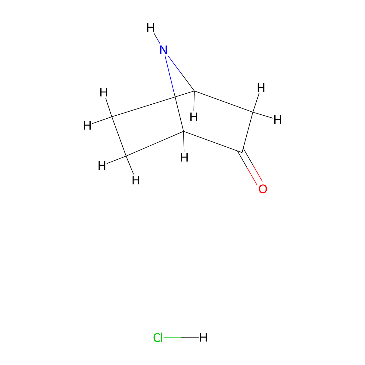 7-Aza-bicyclo[2.2.1]heptan-2-one hydrochloride molecular structure, CAS 2305079-35-8