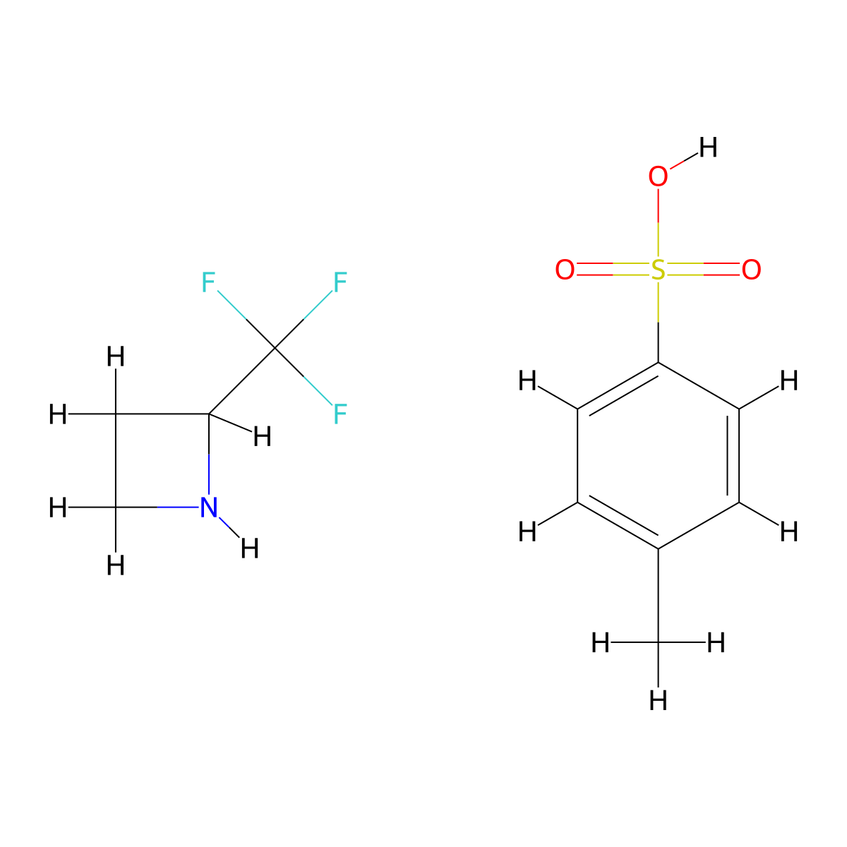 2-Trifluoromethyl-azetidine Tosylate molecular structure, CAS 2305079-51-8