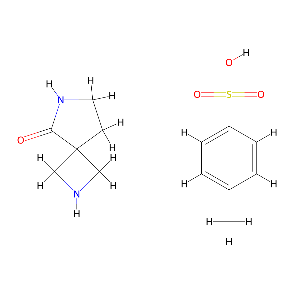 2,6-Diaza-spiro[3.4]octan-5-one tosylate molecular structure, CAS 2305079-56-3