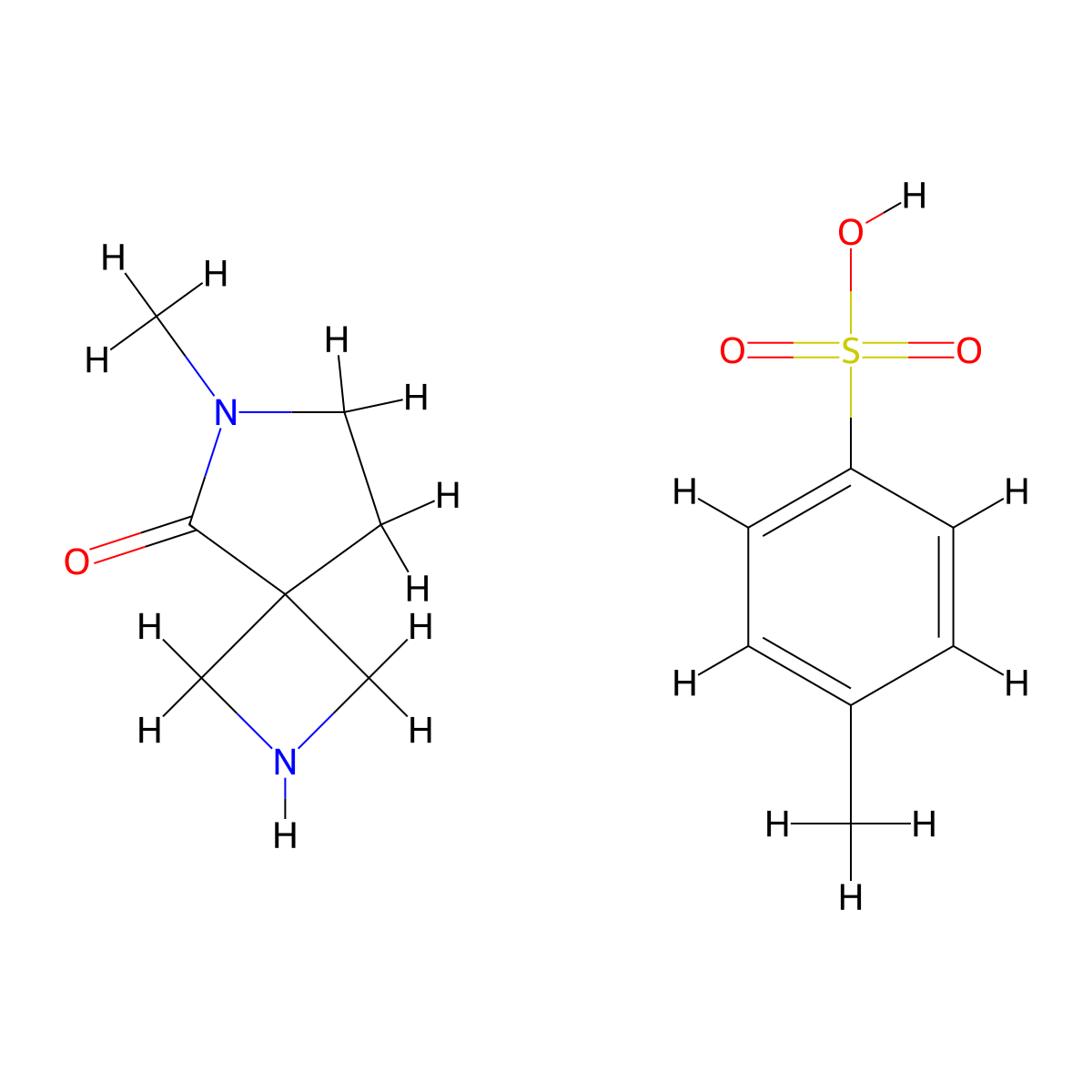 6-Methyl-2,6-diaza-spiro[3.4]octan-5-one tosylate molecular structure, CAS 2305079-86-9