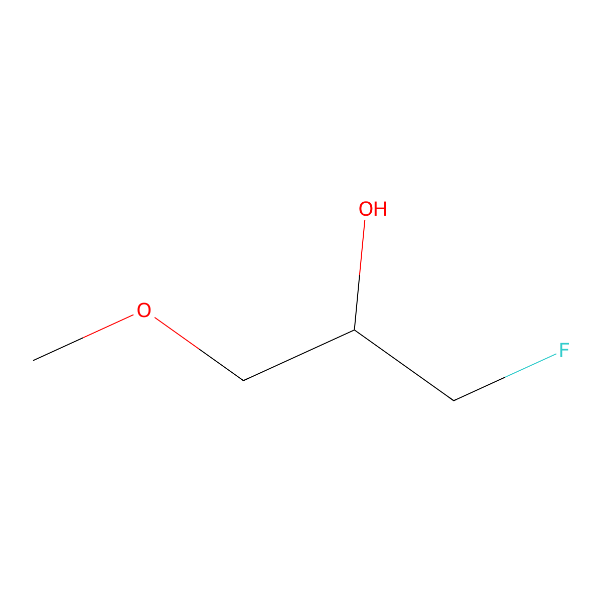 (2S)-1-fluoro-3-methoxypropan-2-ol molecular structure, CAS 2305202-65-5