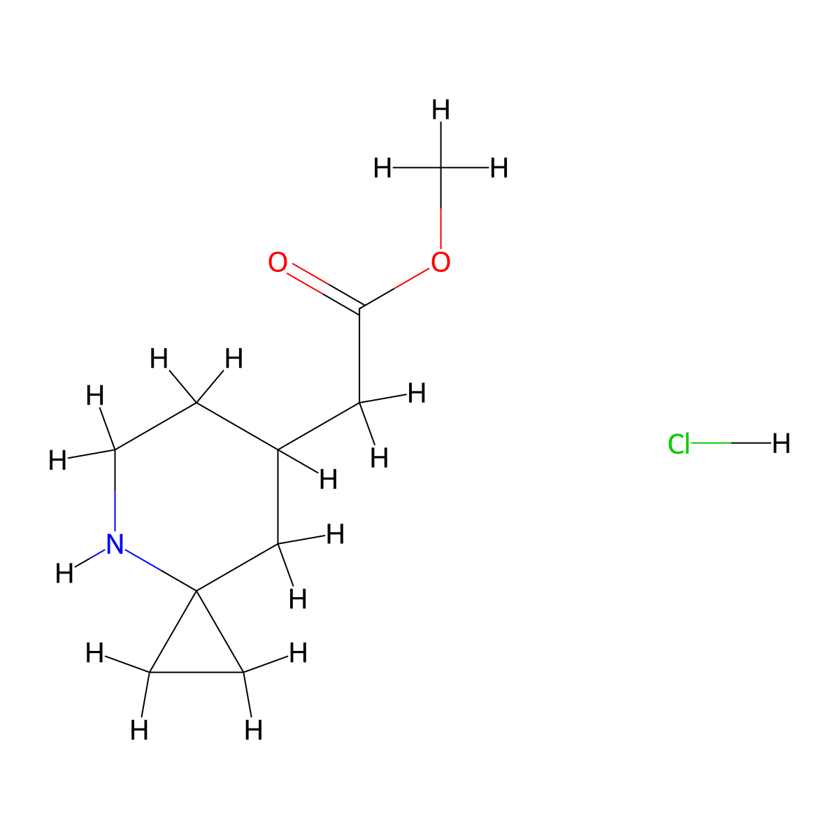Methyl 2-{4-azaspiro[2.5]octan-7-yl}acetate hydrochloride molecular structure, CAS 2305251-70-9