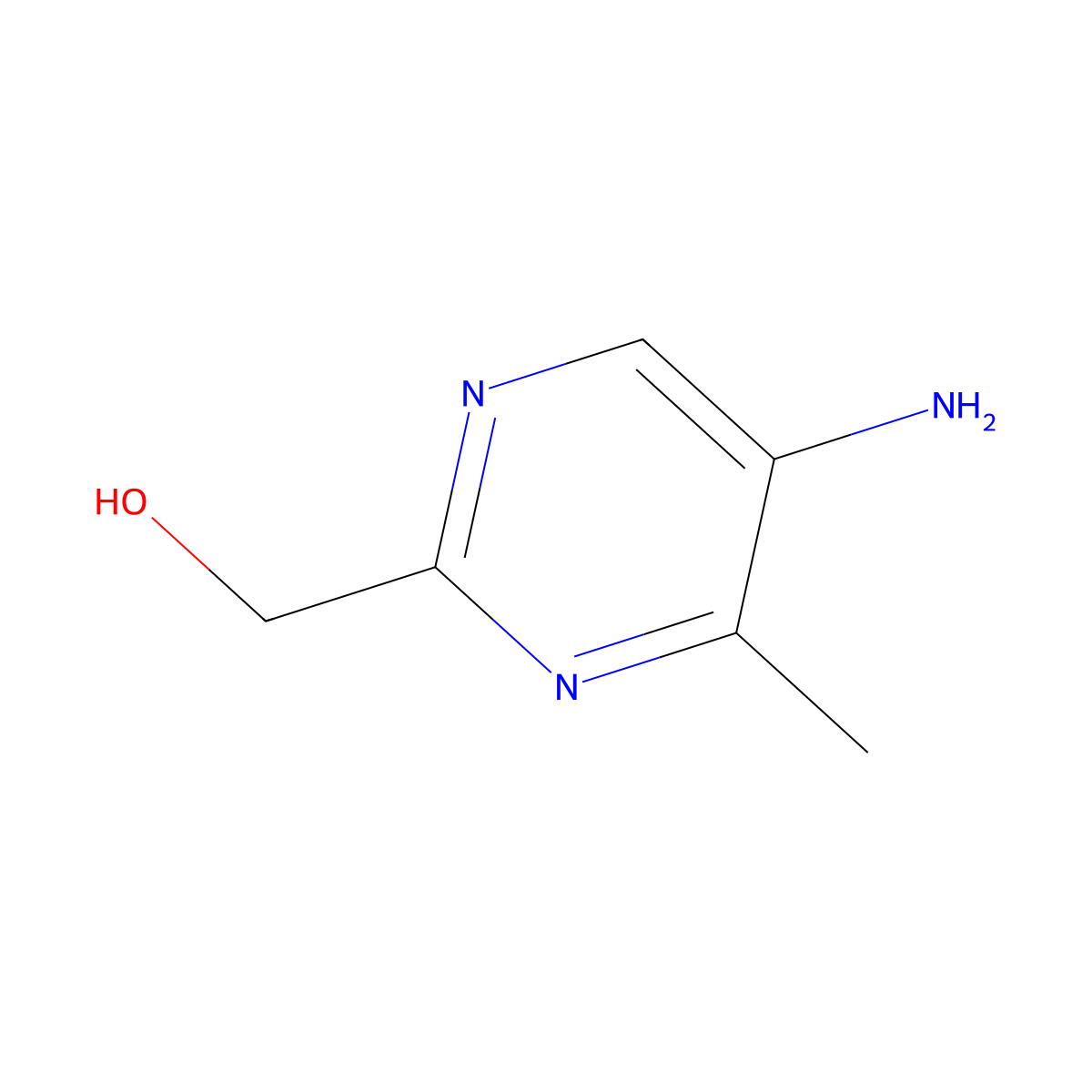 (5-Amino-4-methylpyrimidin-2-yl)methanol molecular structure, CAS 2305251-74-3