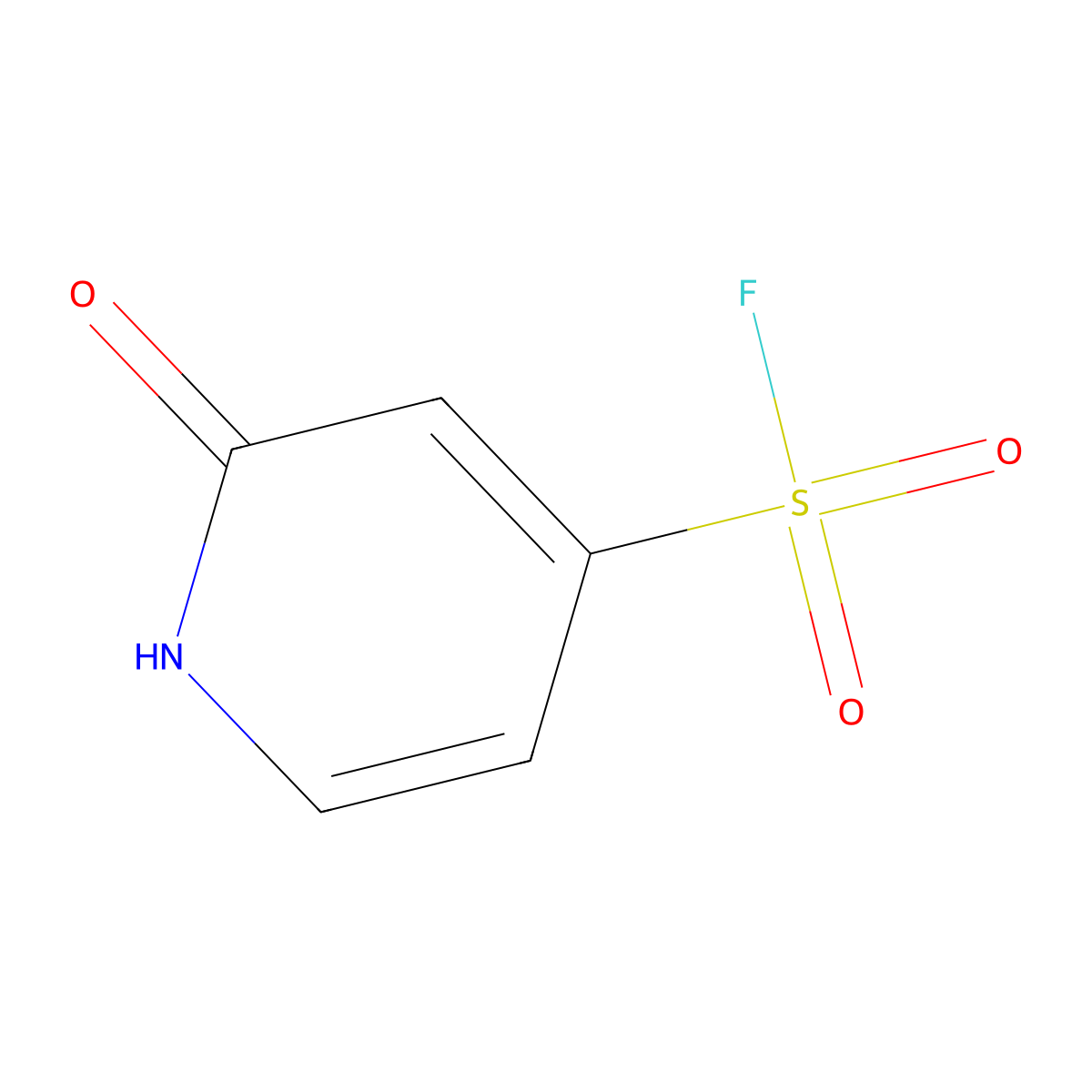 2-Hydroxypyridine-4-sulfonyl fluoride molecular structure, CAS 2305251-83-4