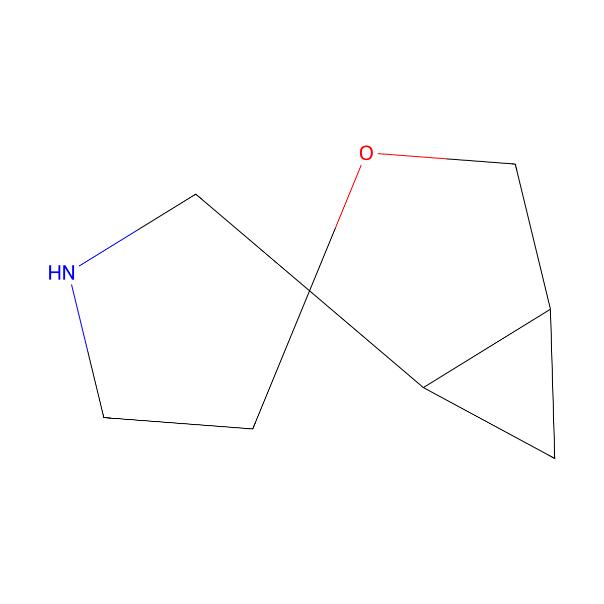 3-Oxaspiro[bicyclo[3.1.0]hexane-2,3'-pyrrolidine] molecular structure, CAS 2305251-84-5