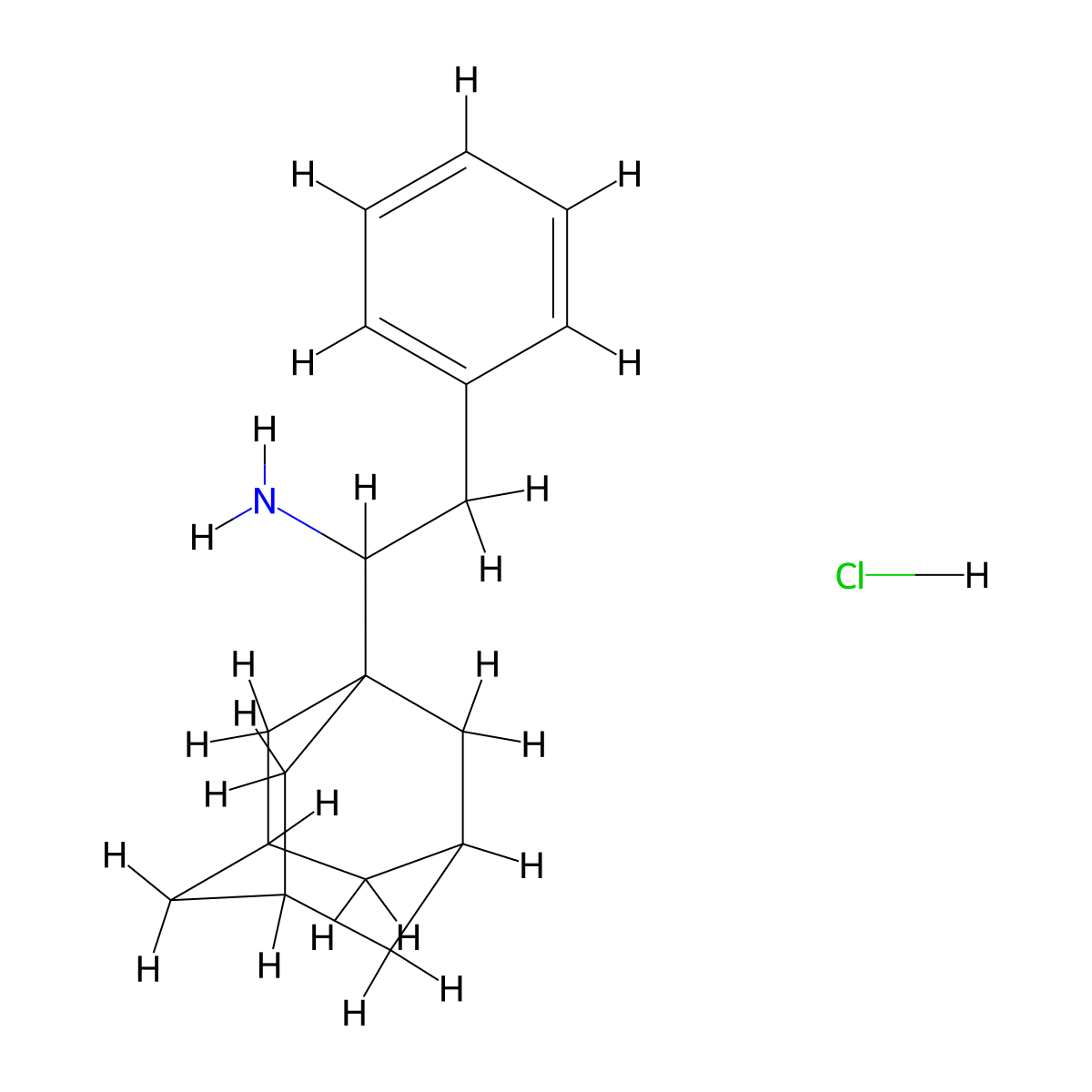1-(Adamantan-1-yl)-2-phenylethan-1-amine hydrochloride molecular structure, CAS 2305251-91-4