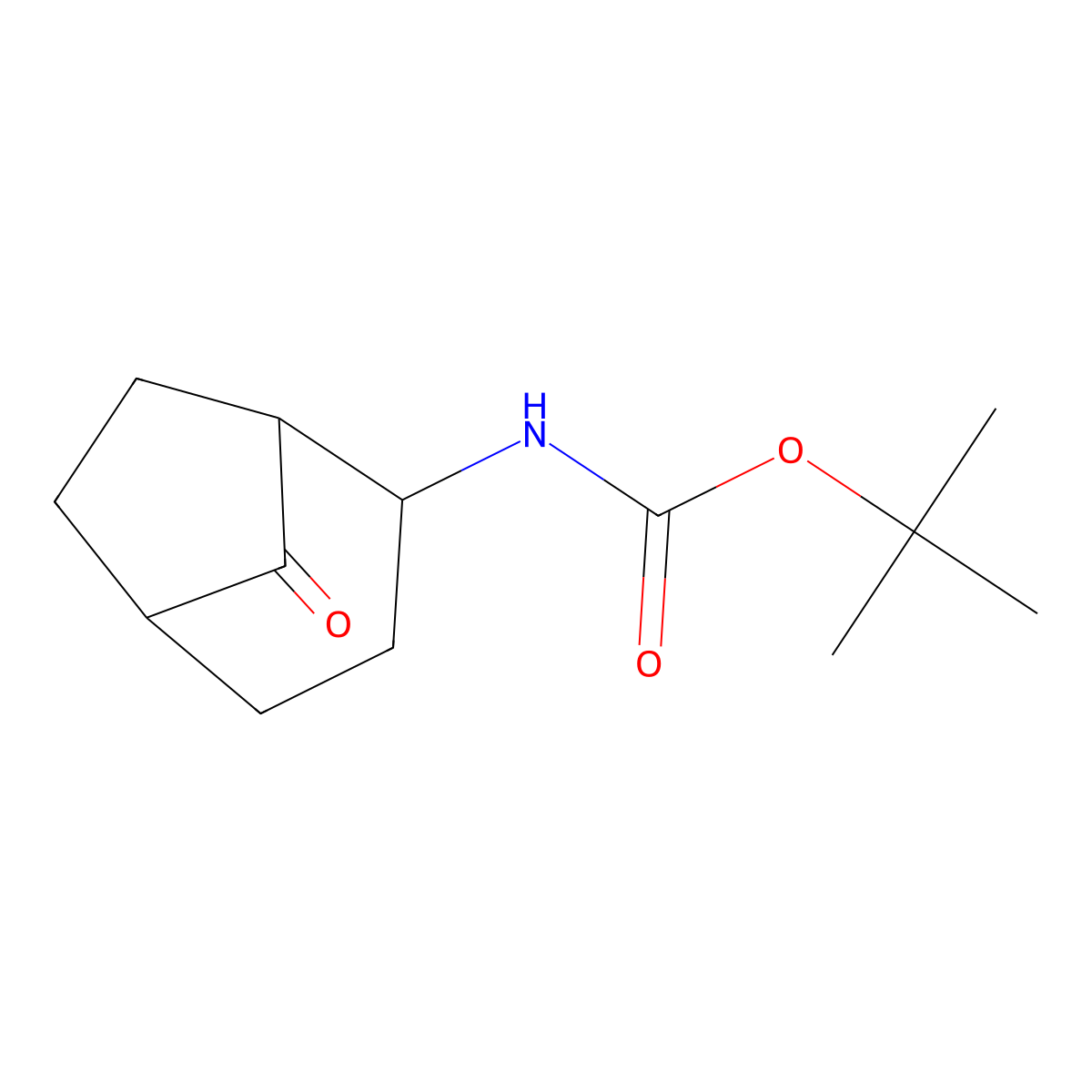 tert-butyl N-{8-oxobicyclo[3.2.1]octan-2-yl}carbamate molecular structure, CAS 2305251-92-5