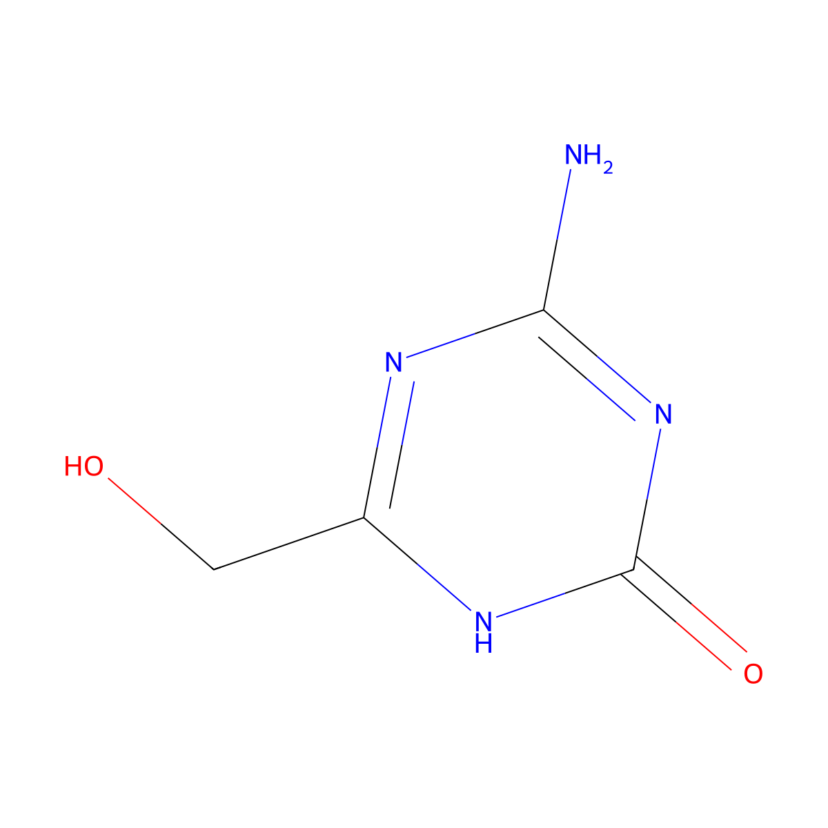 4-Amino-6-(hydroxymethyl)-1,3,5-triazin-2-ol molecular structure, CAS 2305251-93-6