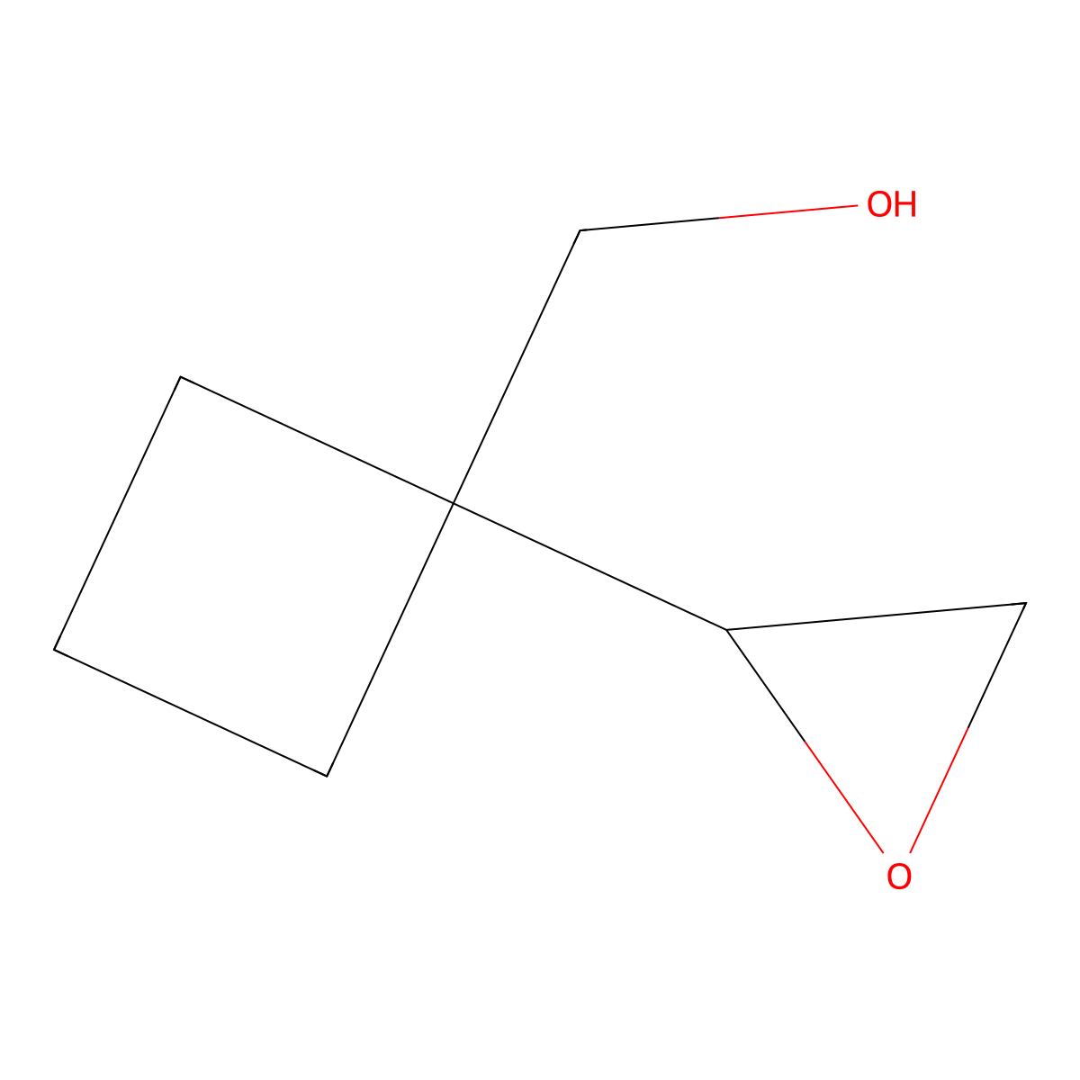 (1-(Oxiran-2-yl)cyclobutyl)methanol molecular structure, CAS 2305251-98-1