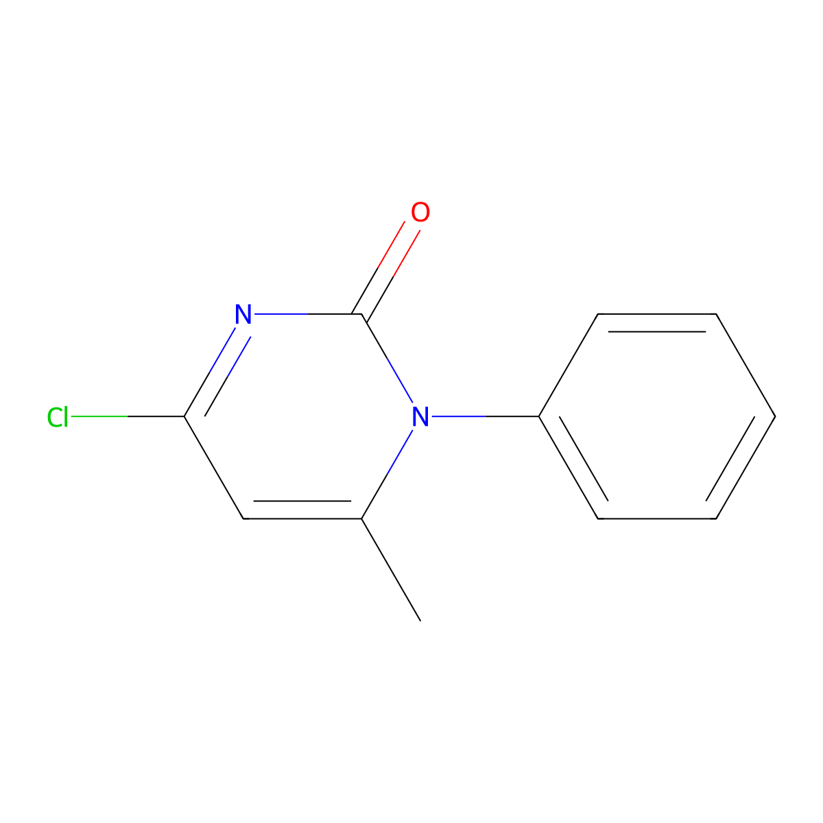 4-Chloro-6-methyl-1-phenyl-1,2-dihydropyrimidin-2-one molecular structure, CAS 2305252-02-0