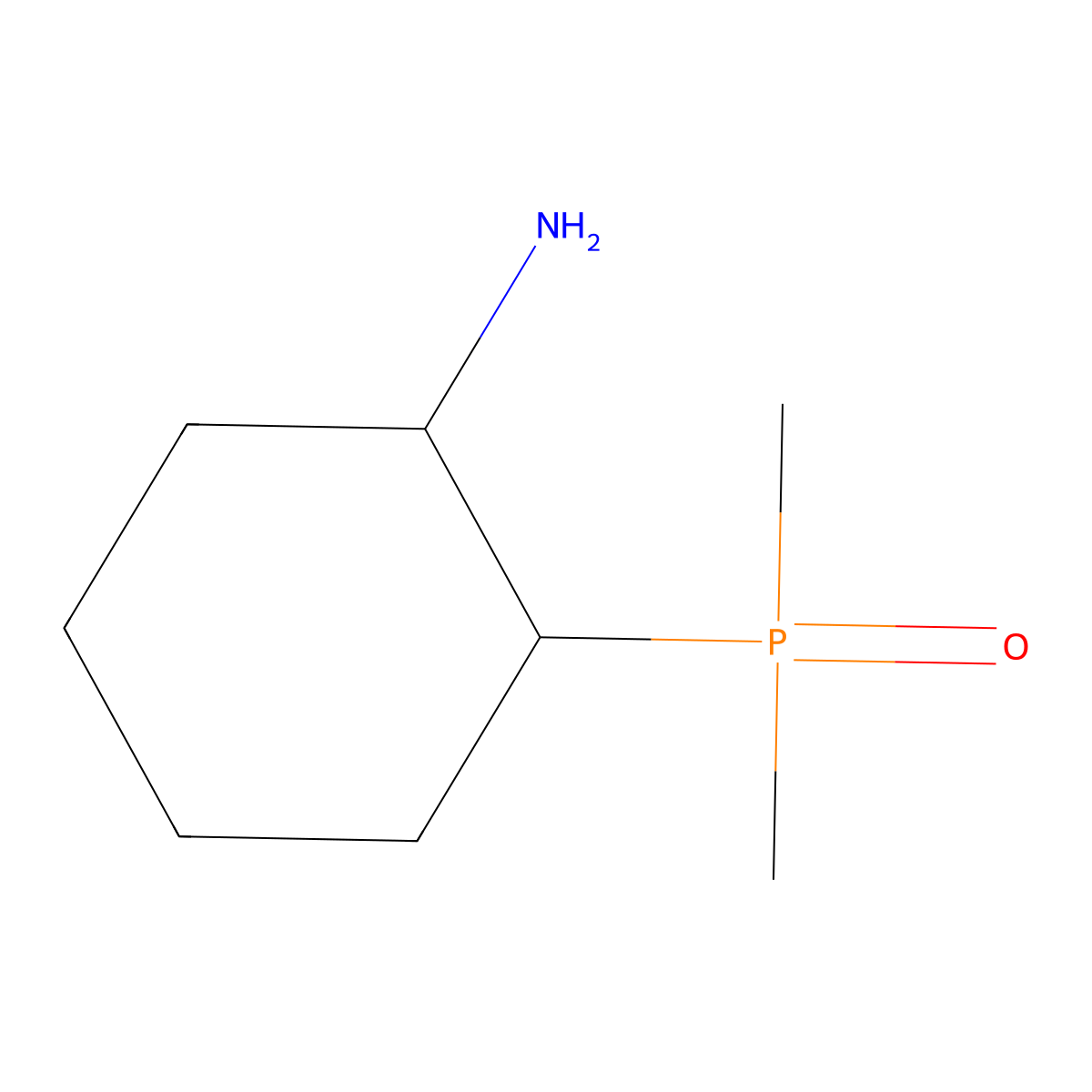 2-(Dimethylphosphoryl)cyclohexan-1-amine molecular structure, CAS 2305252-42-8