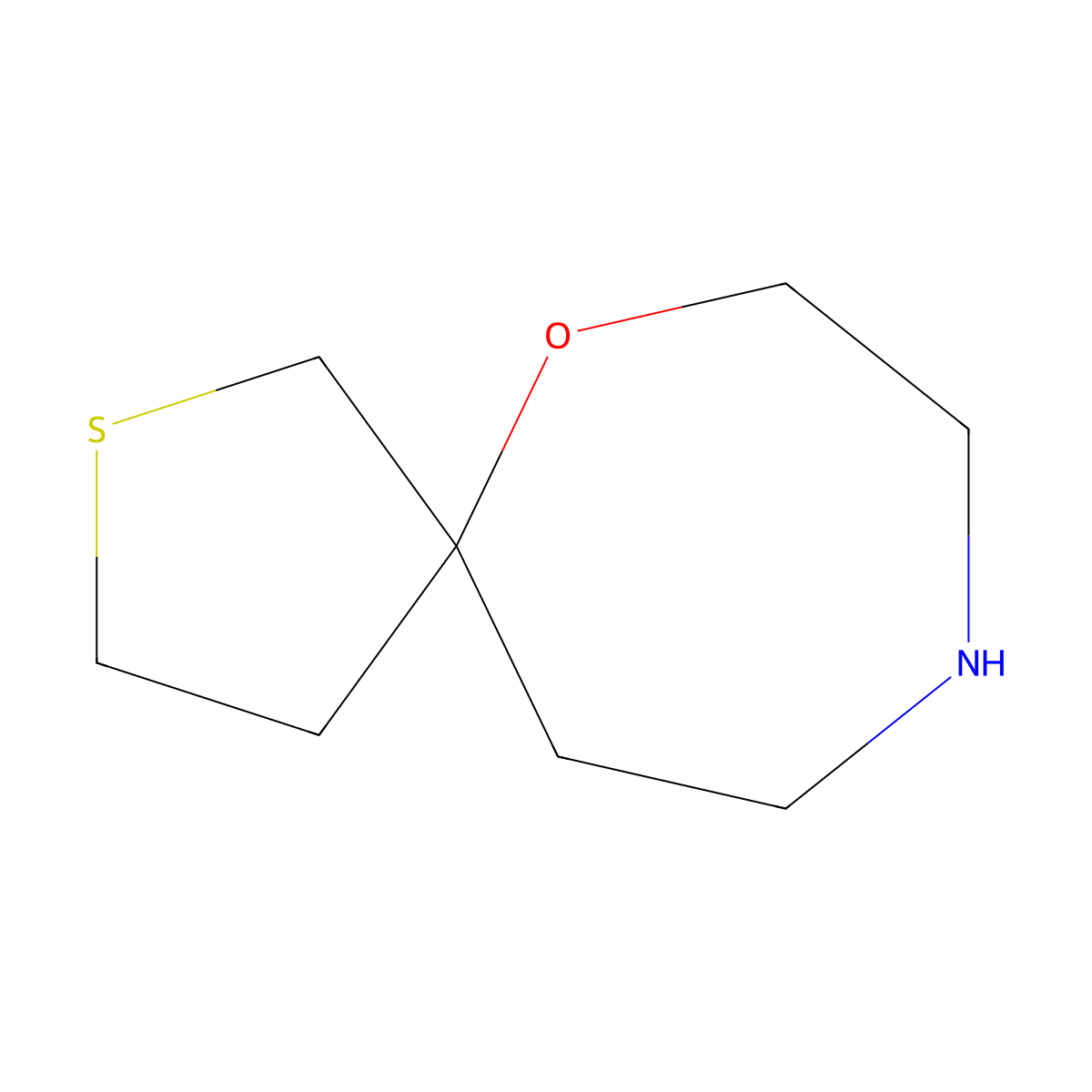 6-Oxa-2-thia-9-azaspiro[4.6]undecane molecular structure, CAS 2305252-54-2