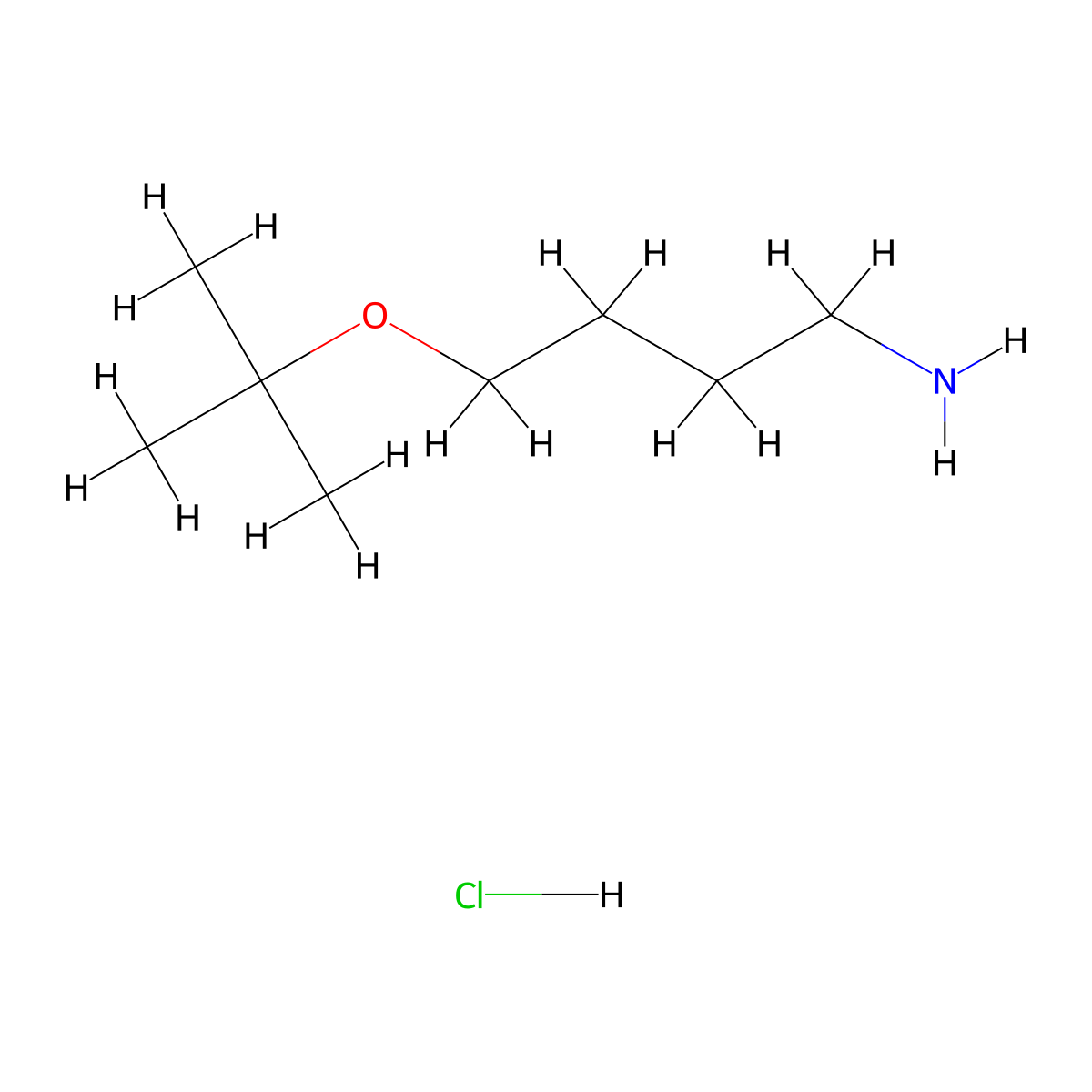 4-(Tert-butoxy)butan-1-amine hydrochloride molecular structure, CAS 2305252-57-5