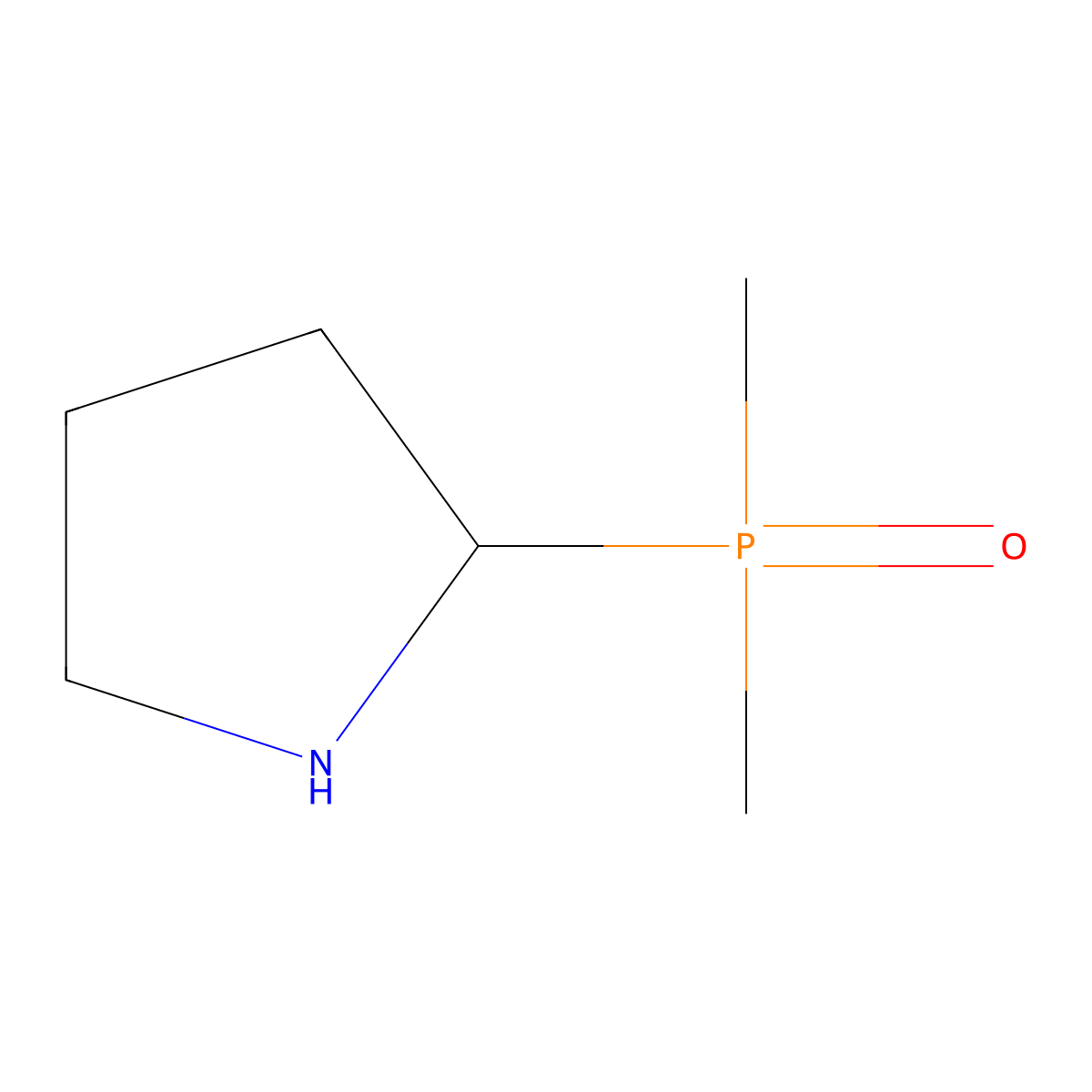 2-(Dimethylphosphoryl)pyrrolidine molecular structure, CAS 2305252-91-7
