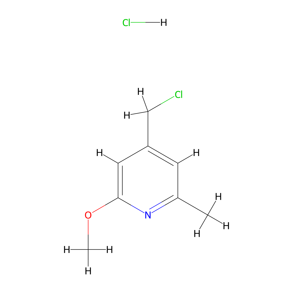4-(Chloromethyl)-2-methoxy-6-methylpyridine hydrochloride molecular structure, CAS 2305253-21-6