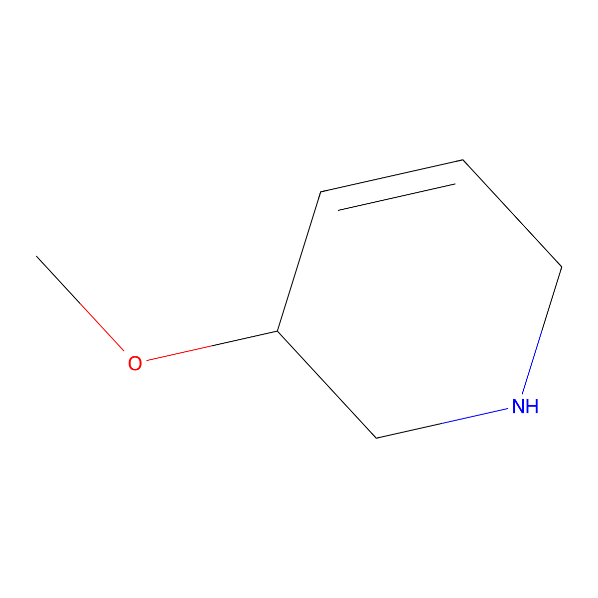 3-Methoxy-1,2,3,6-tetrahydropyridine molecular structure, CAS 2305253-51-2