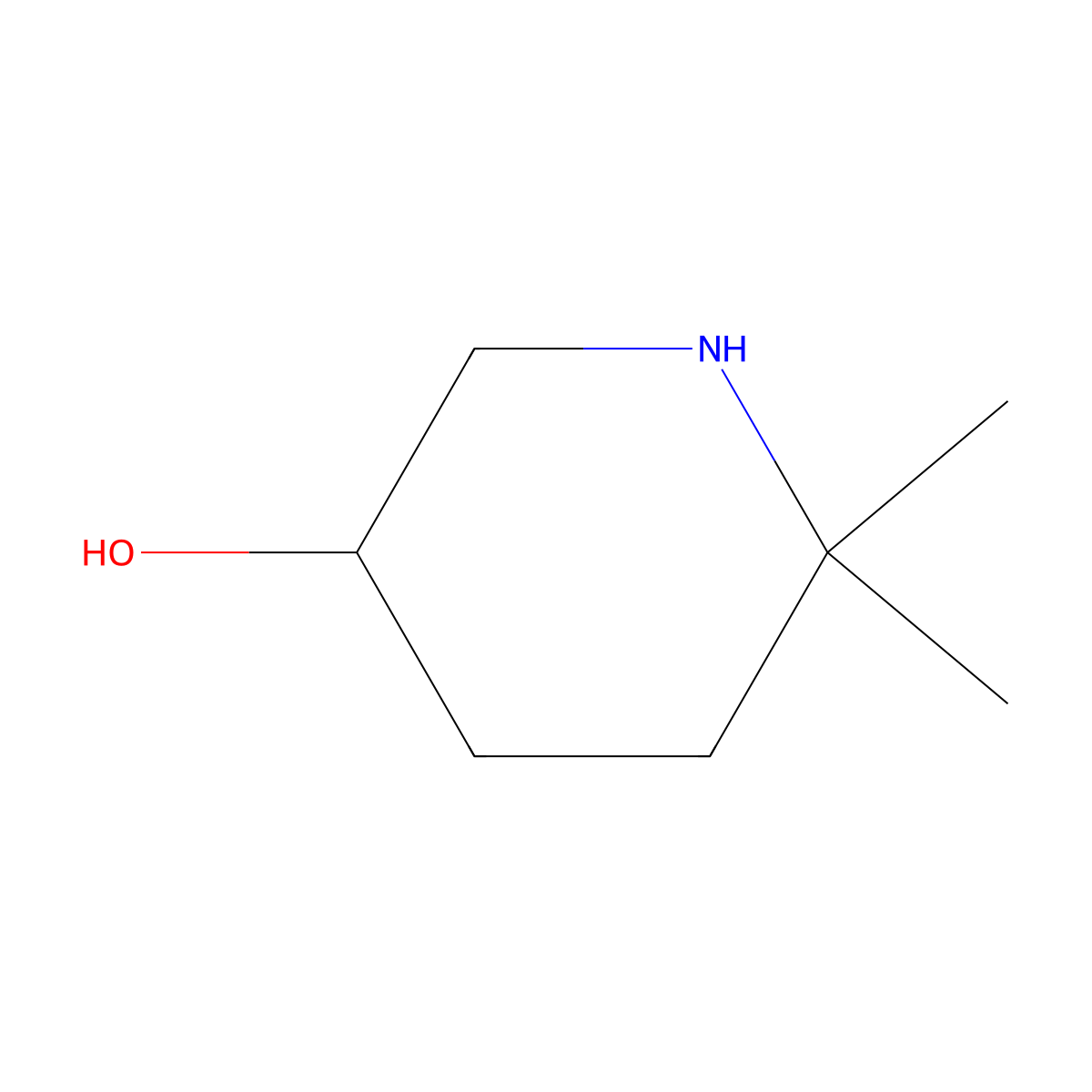 6,6-Dimethylpiperidin-3-ol molecular structure, CAS 2305253-58-9