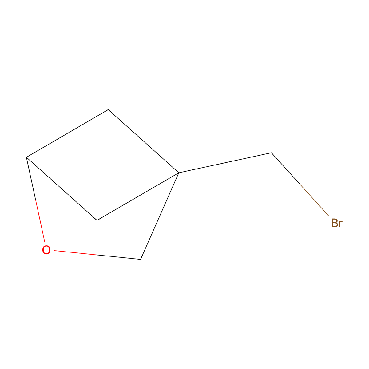 4-(Bromomethyl)-2-oxabicyclo(2.1.1)hexane molecular structure, CAS 2305254-69-5