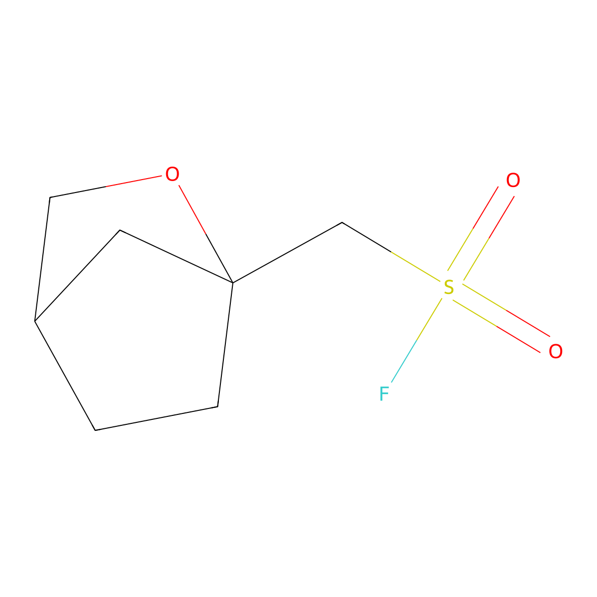 {2-Oxabicyclo[2.2.1]heptan-1-yl}methanesulfonyl fluoride molecular structure, CAS 2305254-84-4