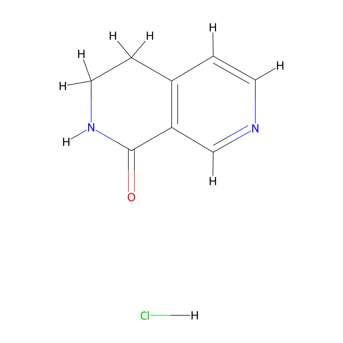 1,2,3,4-Tetrahydro-2,7-naphthyridin-1-one hydrochloride molecular structure, CAS 2305254-90-2