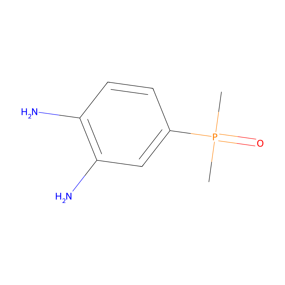 (3,4-Diaminophenyl)dimethylphosphine oxide molecular structure, CAS 2305255-12-1