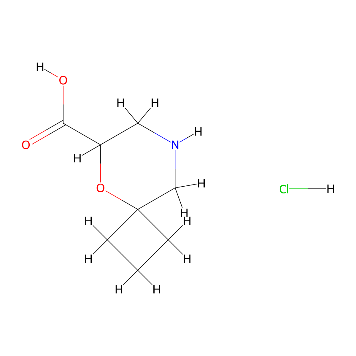 5-Oxa-8-azaspiro[3.5]nonane-6-carboxylic acid hydrochloride molecular structure, CAS 2305255-37-0