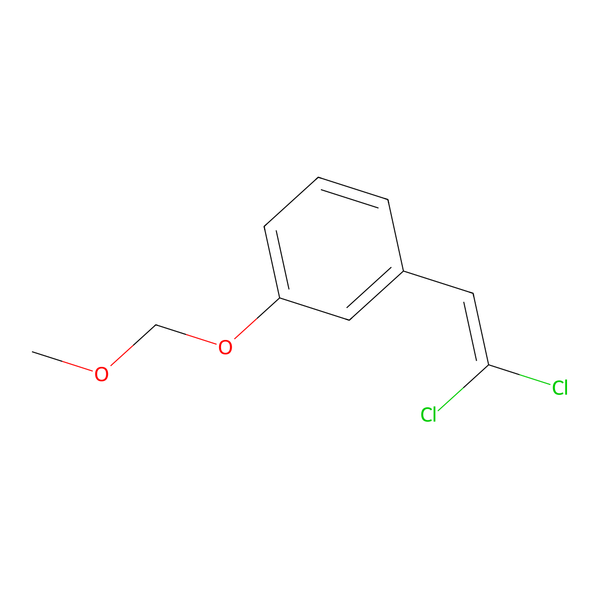 1-(2,2-Dichloroethenyl)-3-(methoxymethoxy)benzene molecular structure, CAS 2305255-53-0