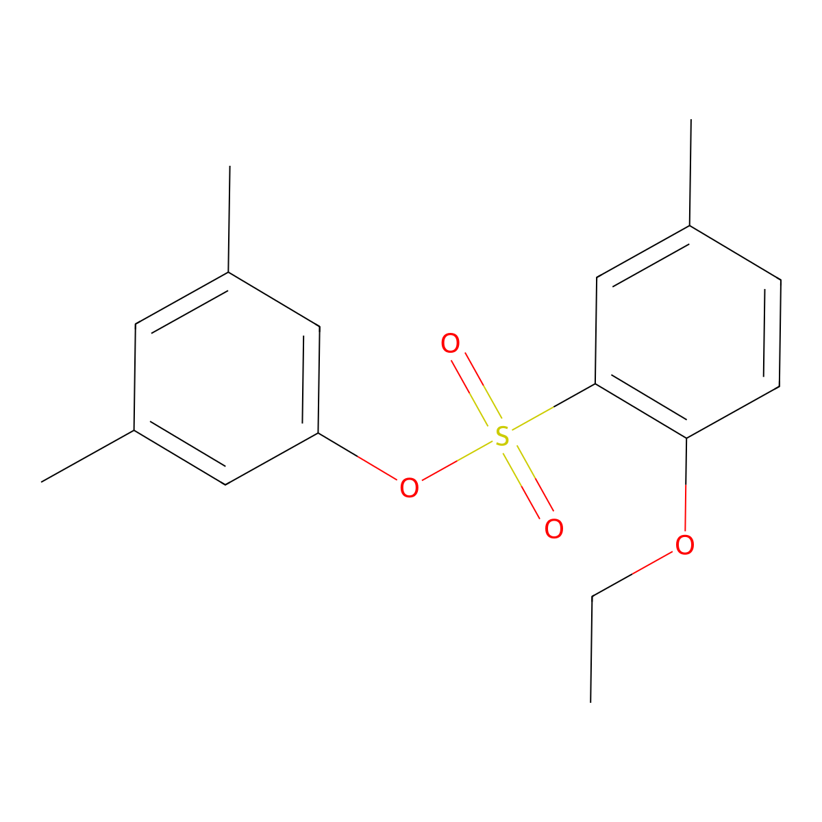 3,5-Dimethylphenyl 2-ethoxy-5-methylbenzene-1-sulfonate molecular structure, CAS 2305392-52-1