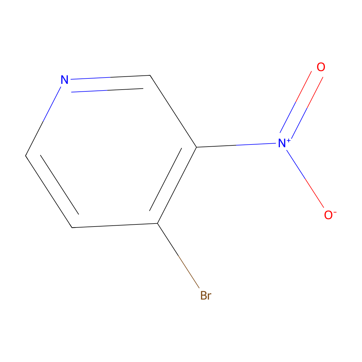 4-Bromo-3-nitropyridine molecular structure, CAS 23056-44-2