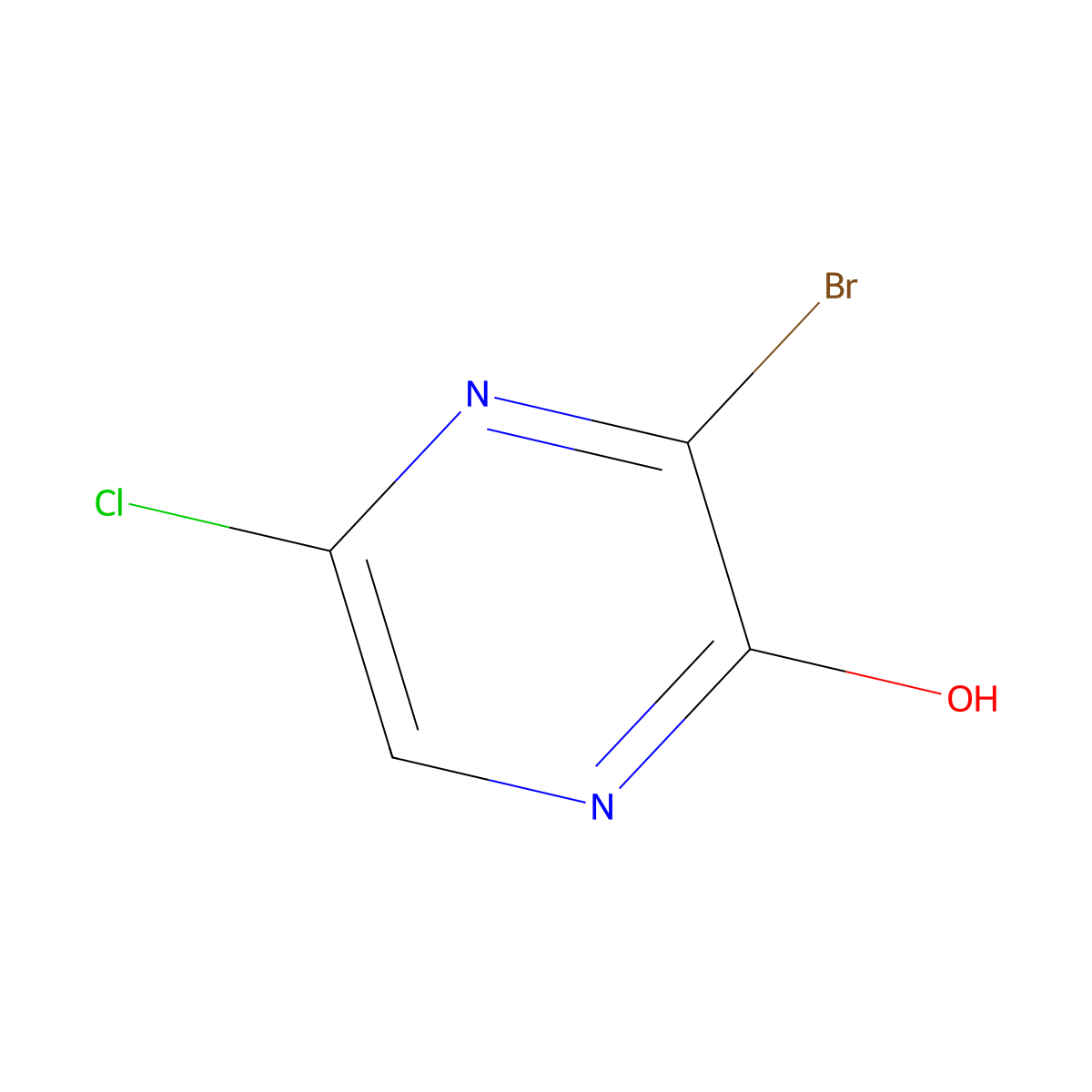 3-Bromo-5-chloropyrazin-2(1H)-one molecular structure, CAS 2305633-61-6
