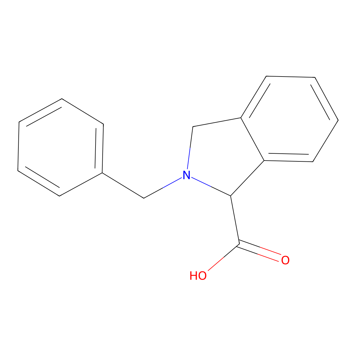 2-Benzyl-1,3-dihydroisoindole-1-carboxylic acid molecular structure, CAS 2305636-90-0