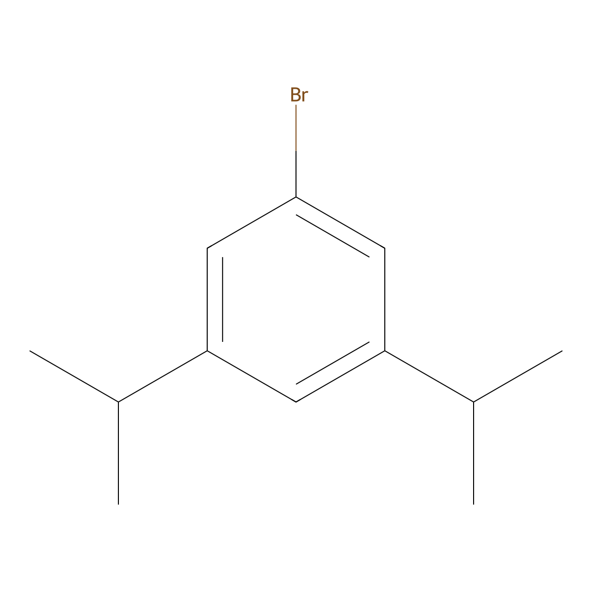 3,5-Diisopropylbromobenzene molecular structure, CAS 23058-81-3