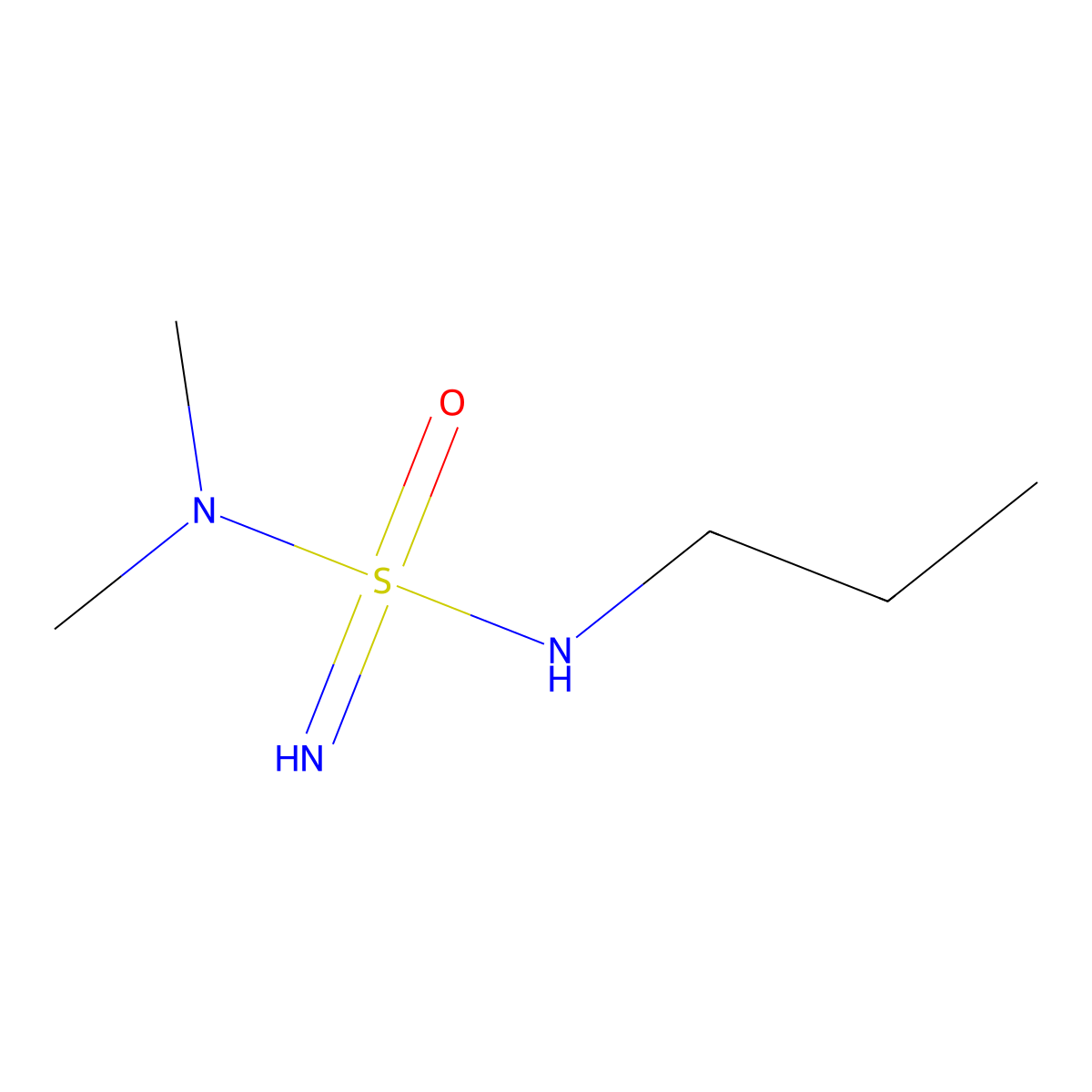 dimethyl(propyl-S-aminosulfonimidoyl)amine molecular structure, CAS 2305949-04-4