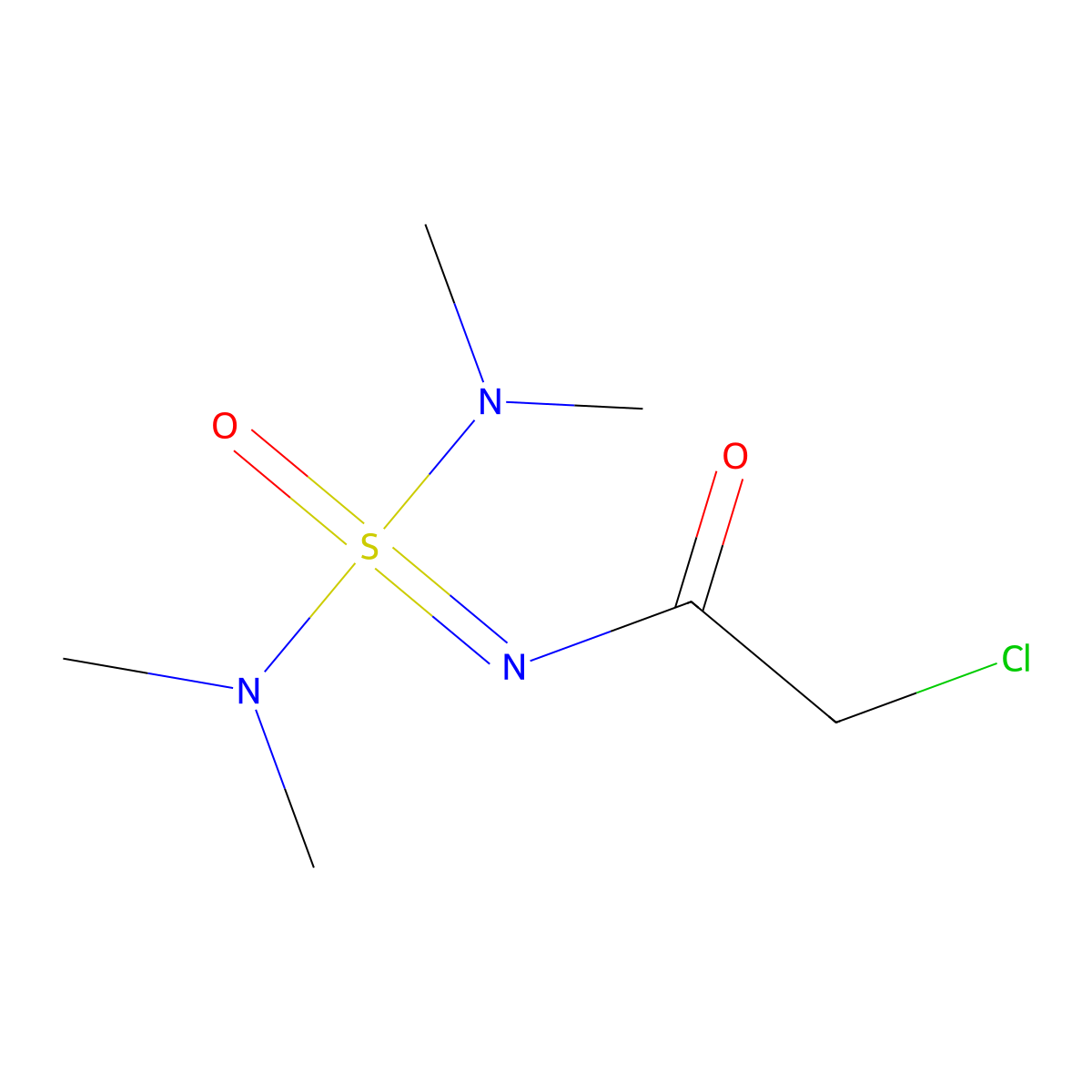 N-(bis(dimethylamino)(oxo)-lambda6-sulfanylidene)-2-chloroacetamide molecular structure, CAS 2305949-18-0
