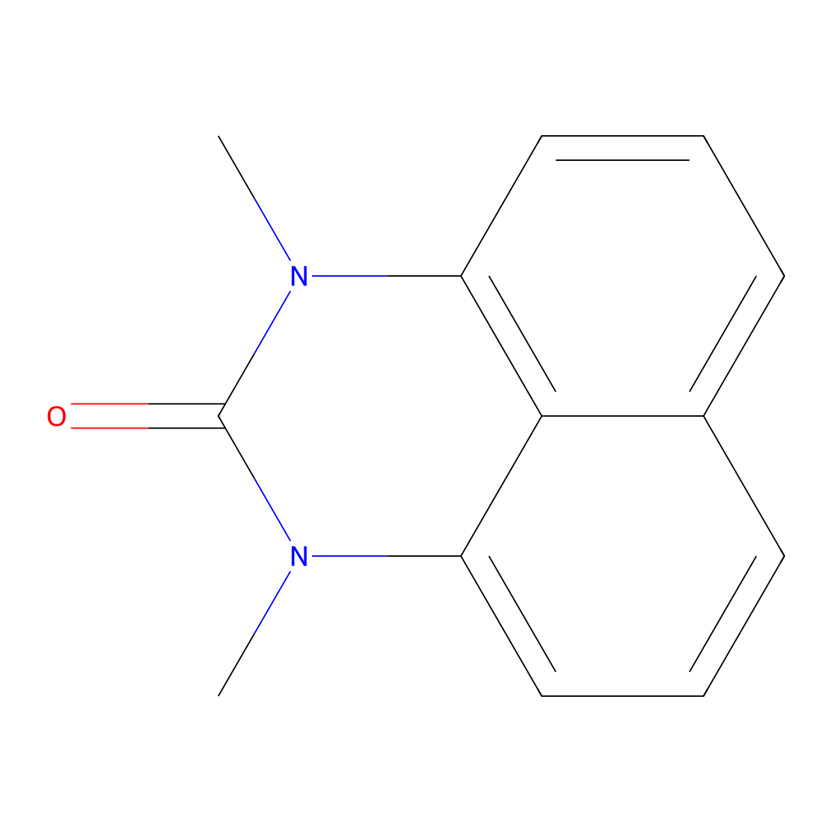 1,3-dimethyl-1H-perimidin-2(3H)-one molecular structure, CAS 2306-08-3